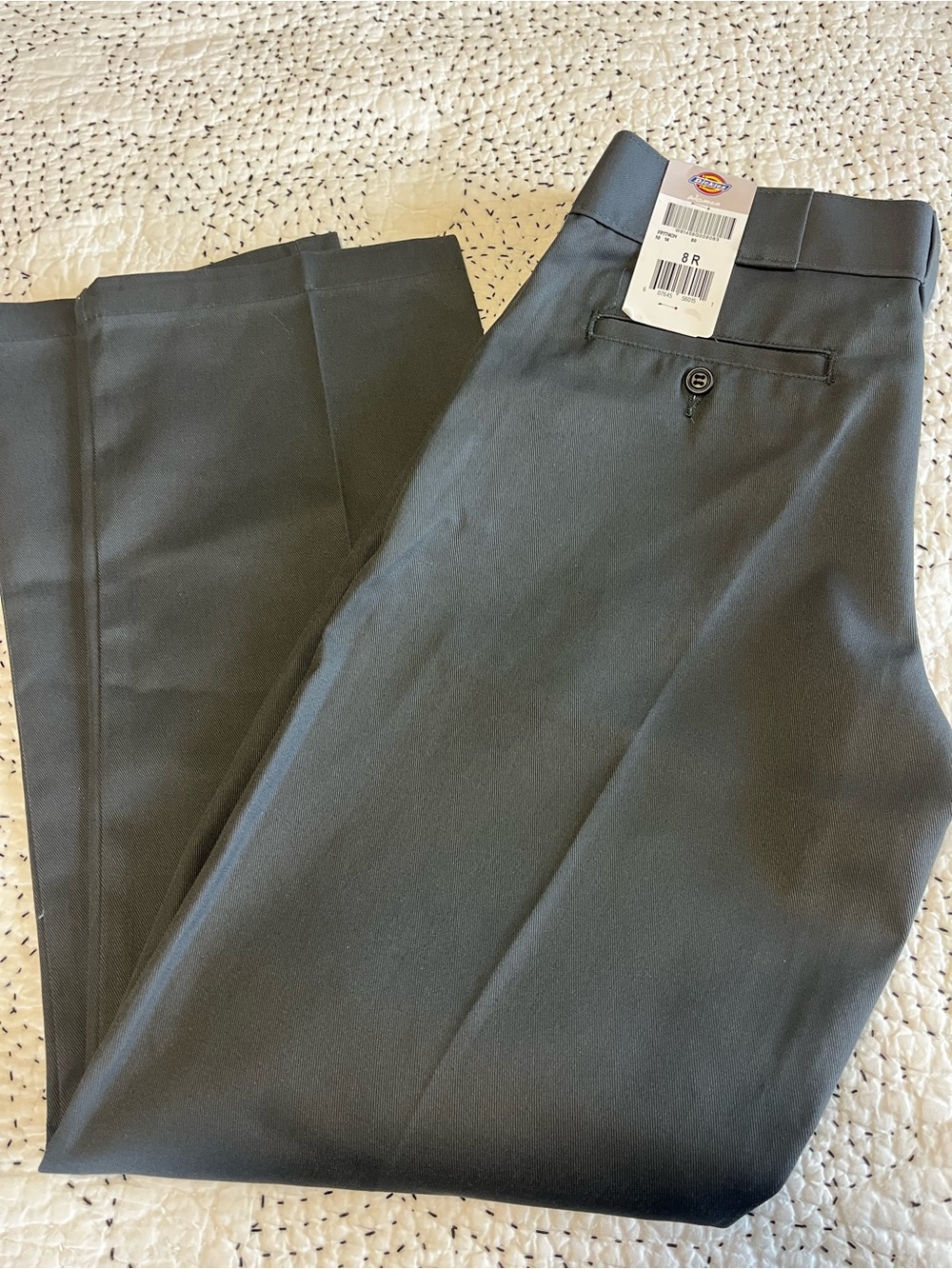 Dickies Women’s Original Fit Pants 774 Size 8 Regular Gray Workwear Utility NWT